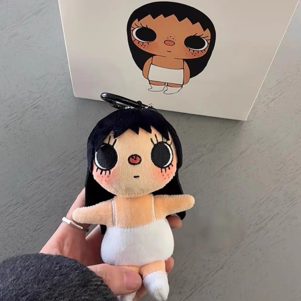 Art Craft Gifts - かわいいユーユーシャオユーぬいぐるみペンダントキュートなコミックアートスタイルのドールソフトぬいぐるみキーホルダー、ファンやバッグの装飾に