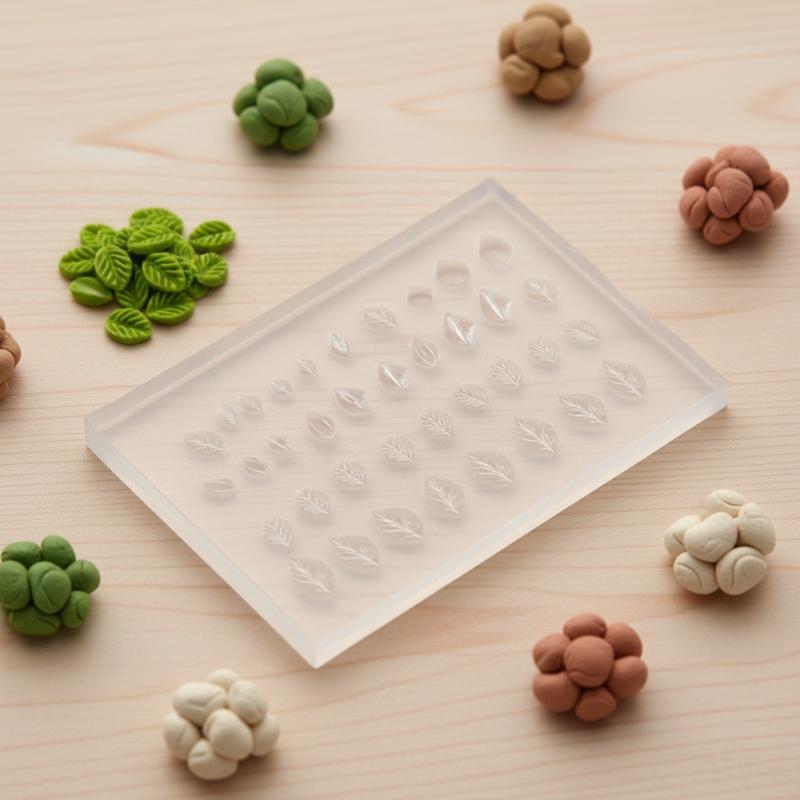 Art Craft Leaves - 3D モールドシリコーンネイルアート装飾 DIY ミニリーフデザインテンプレートモールド爪ジュエリー工芸品透明爪モールドツール