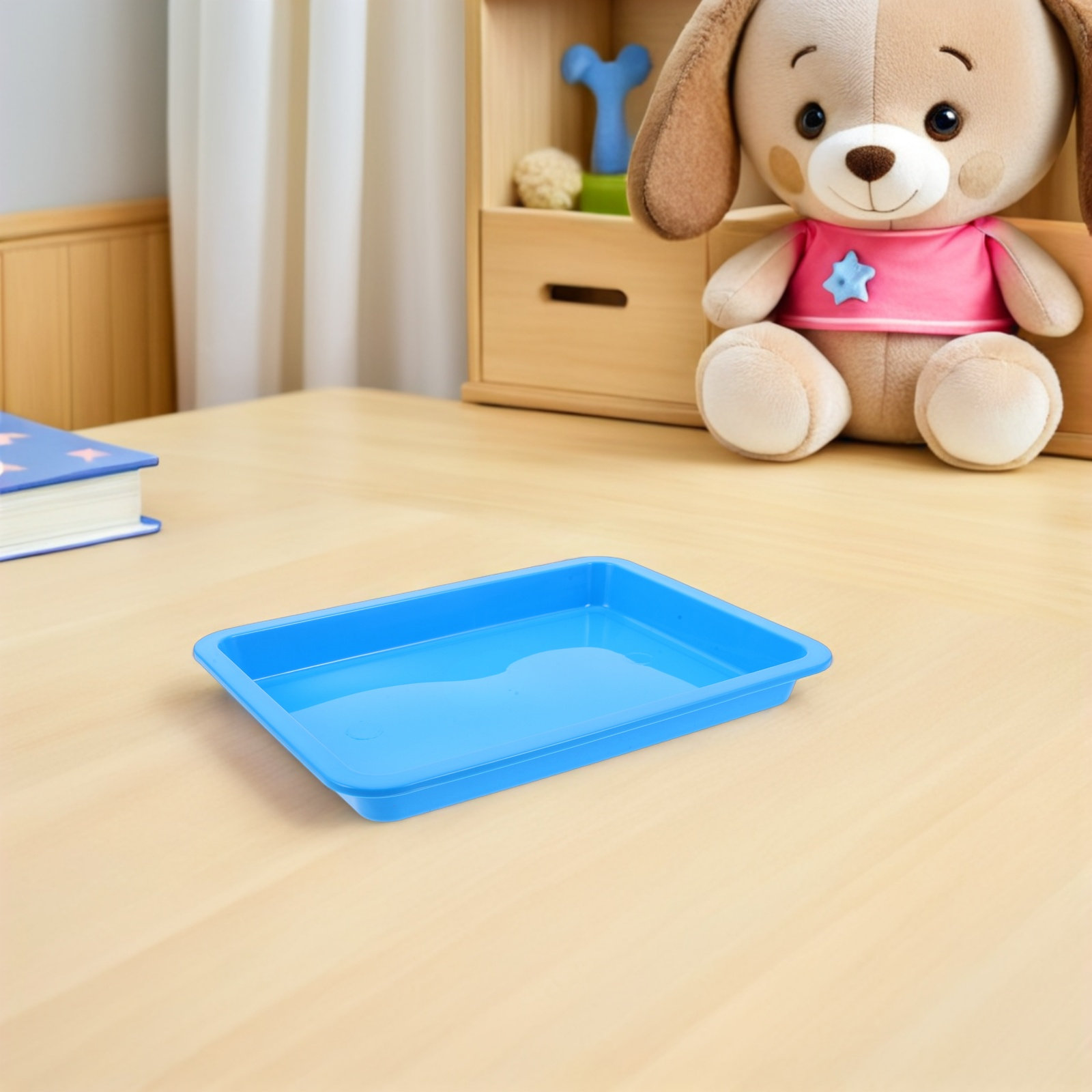 Art And Craft Science - 12個入り科学実験用ペイントトレイ A5長方形ポータブルプラスチックパレット 子供用アートプロジェクト 水彩ミキシングトレイ クラフト用