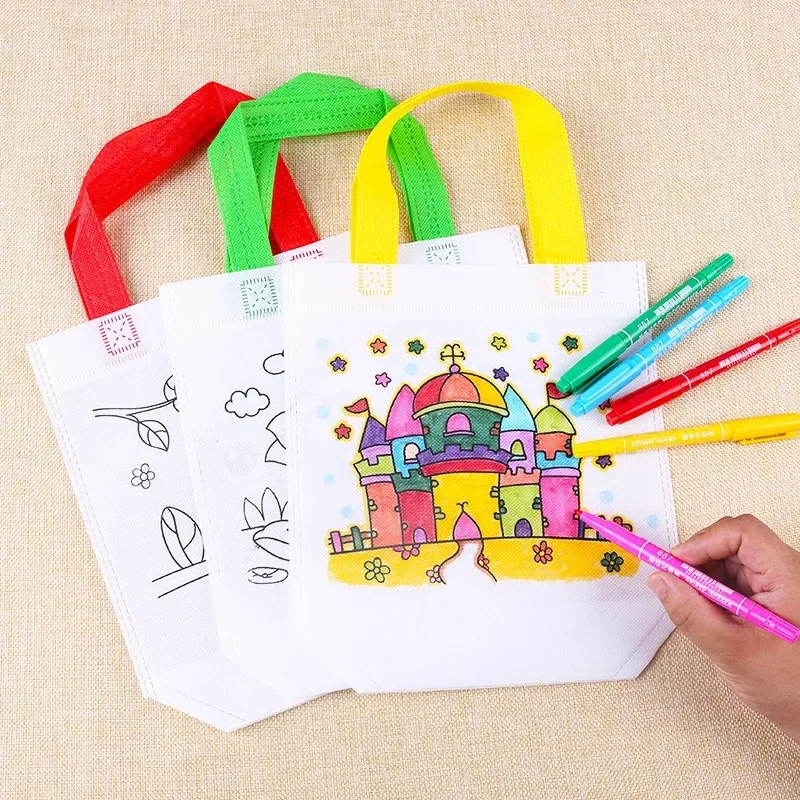 Illustration Marker Set - 1-10 個セット DIY グラフィティバッグ マーカー付き 手作り絵画