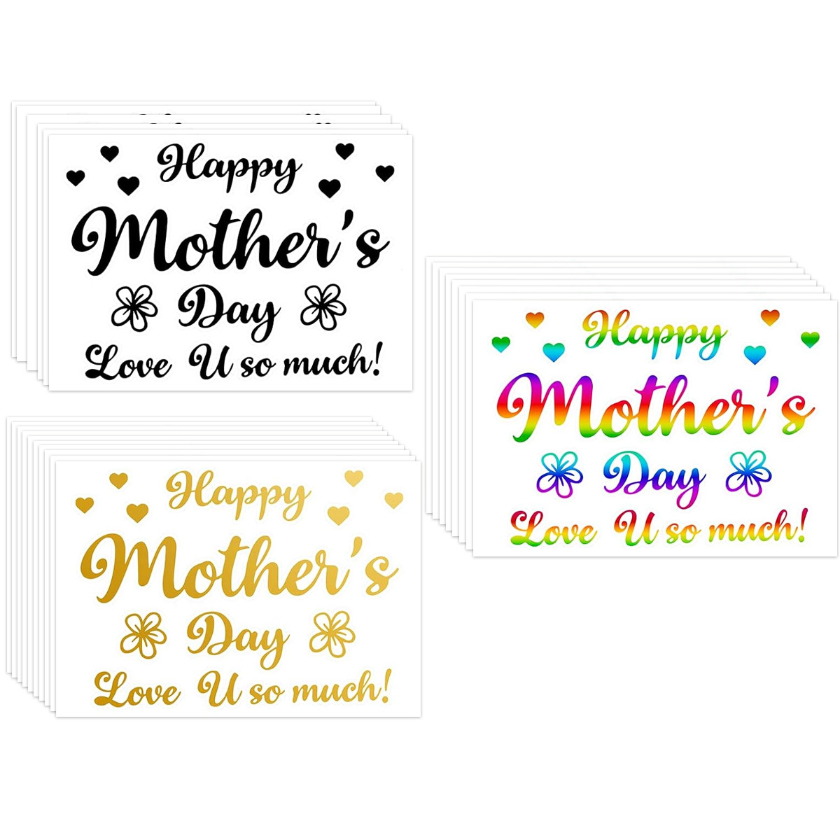 Art And Craft For Mother'S Day - 母の日パーティーバルーンステッカー クリアバブルウィンドウデカール DIYデコレーション ウォールアート ハッピーイベント用 クラフト必需品