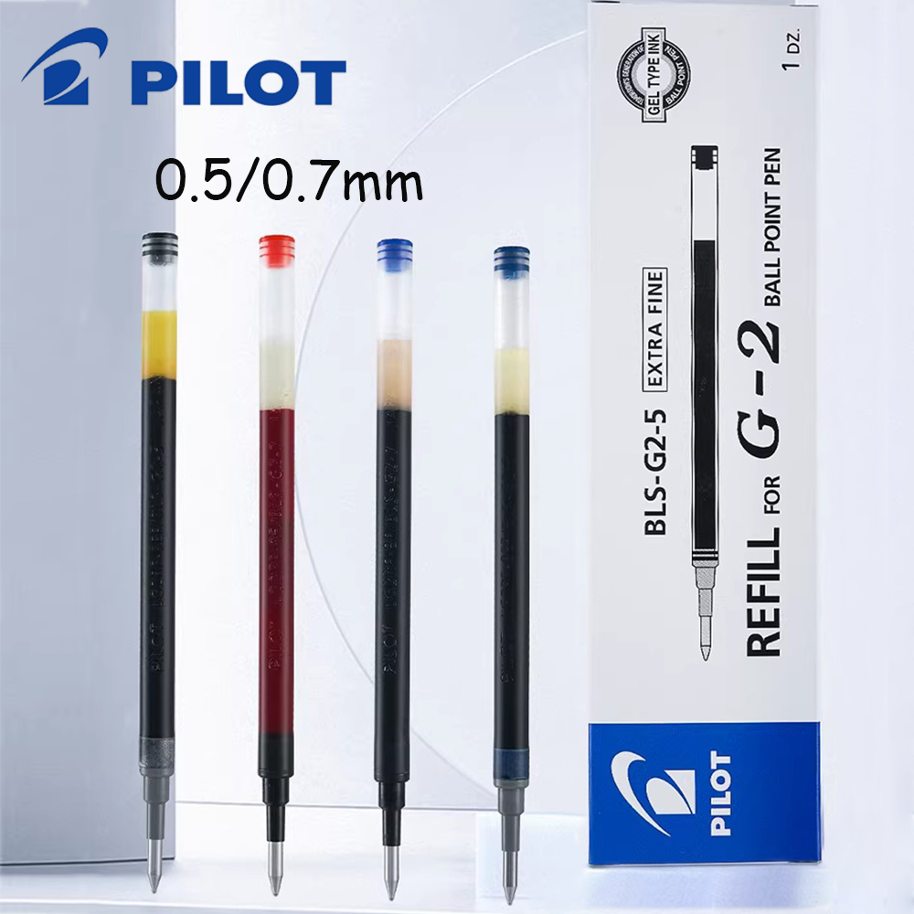 Pilot Pen G2 - 12 個日本パイロットゲルペンリフィル BLS-G2 G2/G6 に適した 0.5