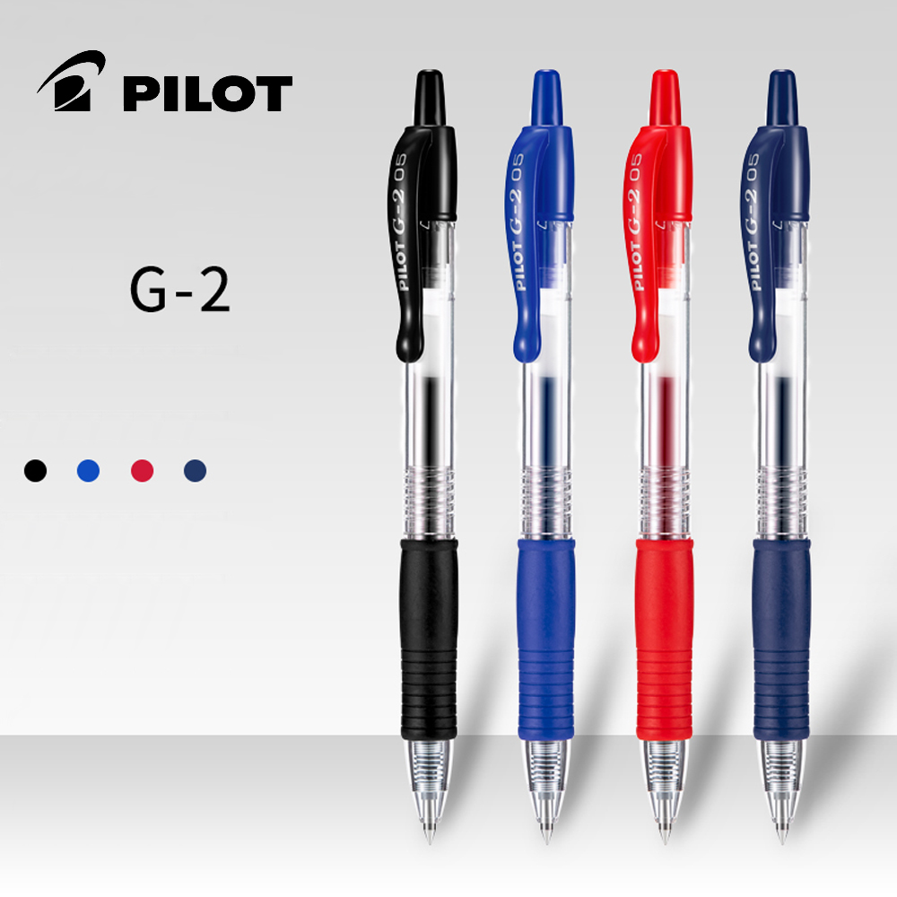 Pilot Pen G2 - パイロット ゲルペン 大容量 BL-G2 0.38/0.5/0.7/1.0mm ローラーボールペンの弾丸を押して学生がオフィス