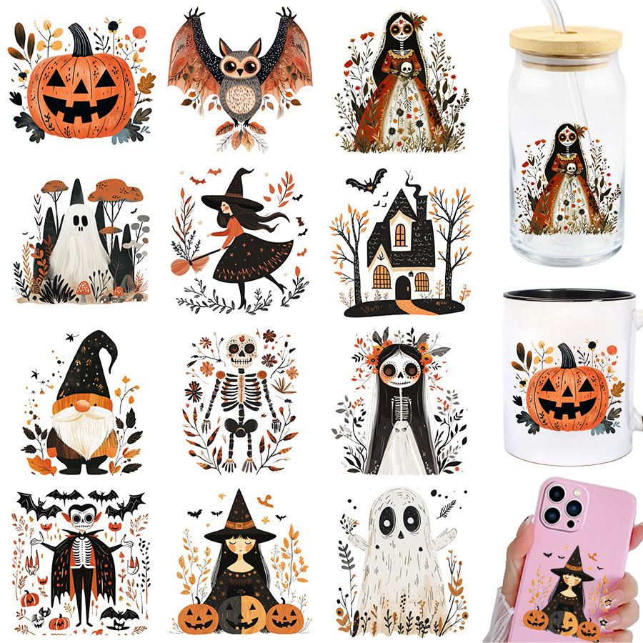 2枚組 ノルディック秋のフォークアート ハロウィン DIY  - Art Craft Cup のレビューと価格