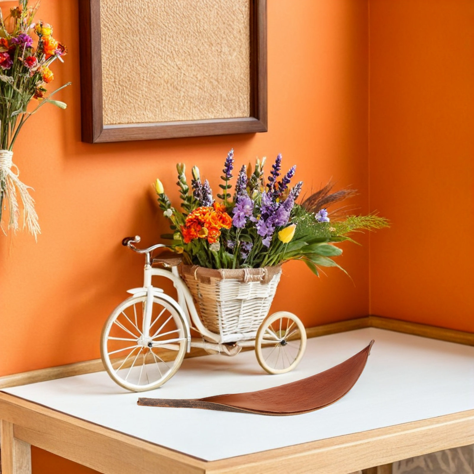 リアルな木製の葉の工芸品デスクトップオーナメントアートリーフ - Art Craft Leaves のレビューと価格