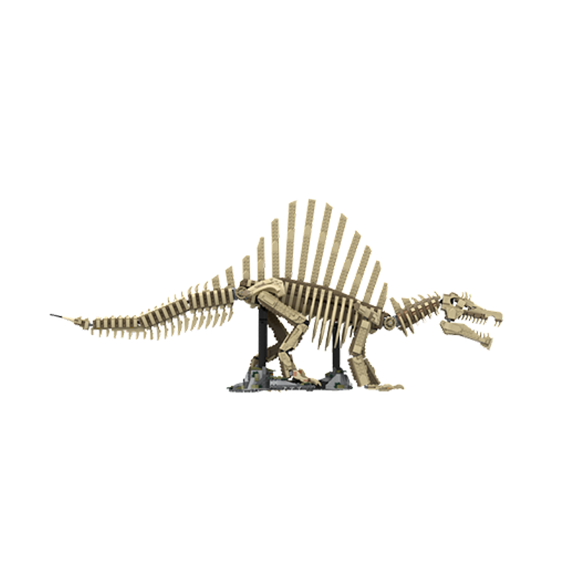 2246ピース MOC 恐竜スピノサウルス化石モデル ビルデ - Art Craft Dinosaurs のレビューと価格