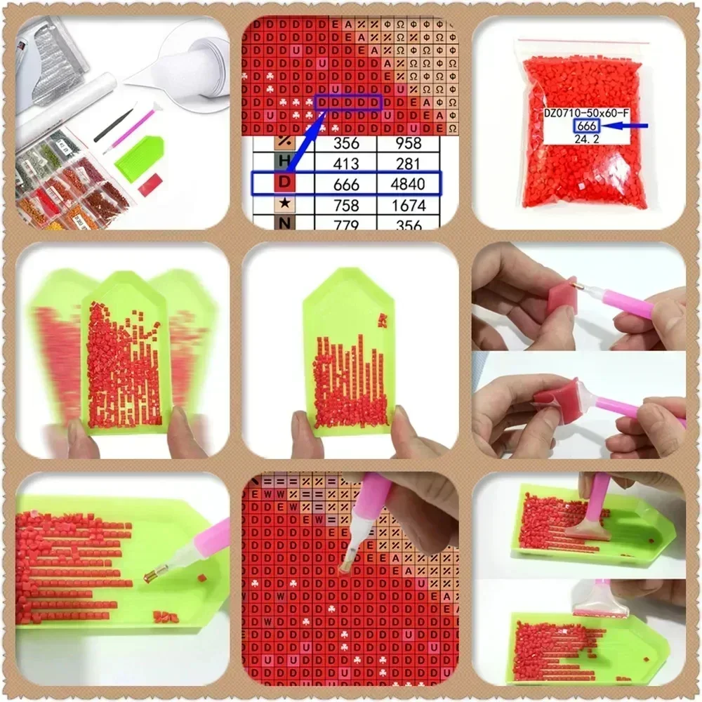 家の装飾のためのダイヤモンド絵画キット,トワイライトロマンス - Art And Craft Science のレビューと価格