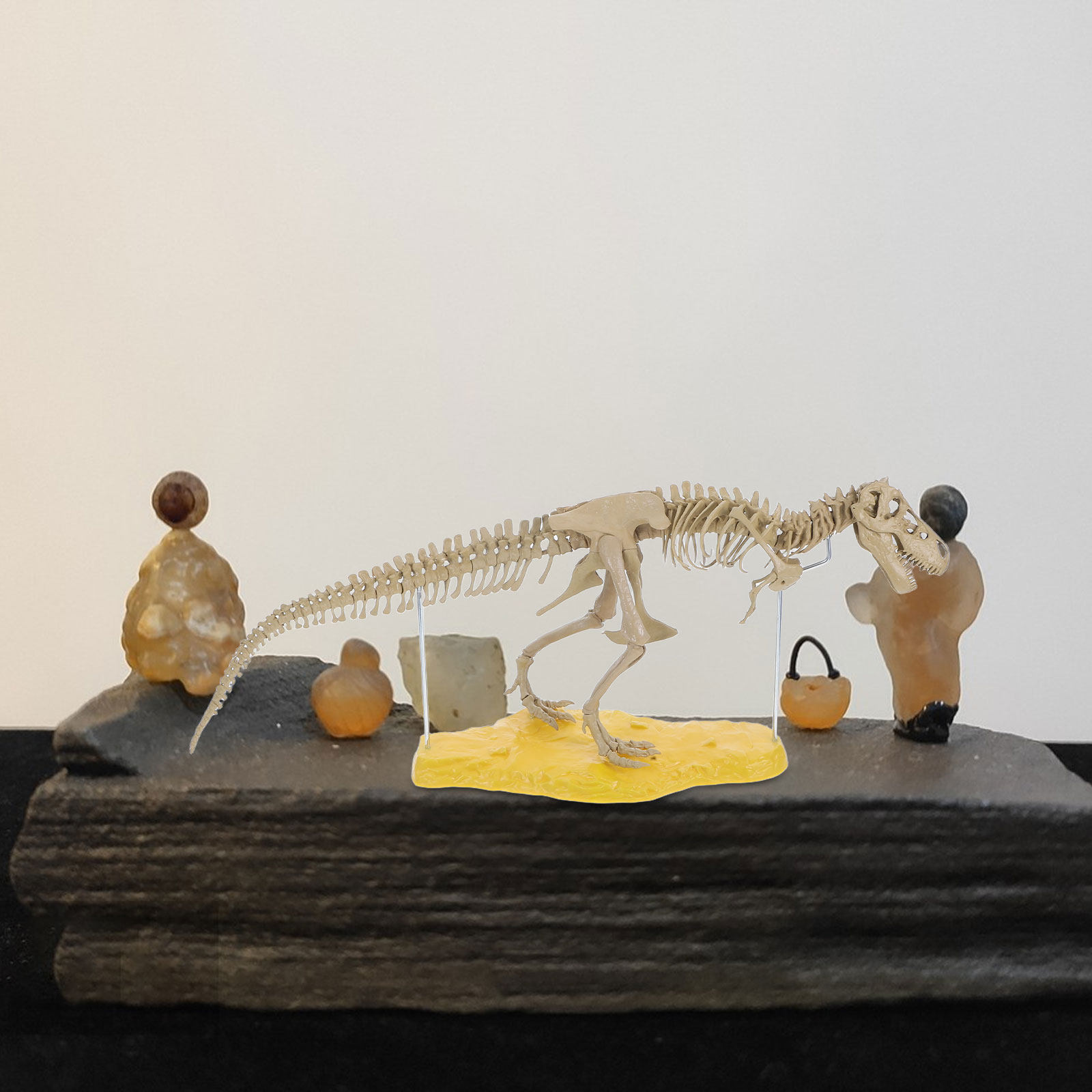 1セット組み立て式恐竜PVCキット、リアルな骨構造、子供向け - Art Craft Dinosaurs のレビューと価格