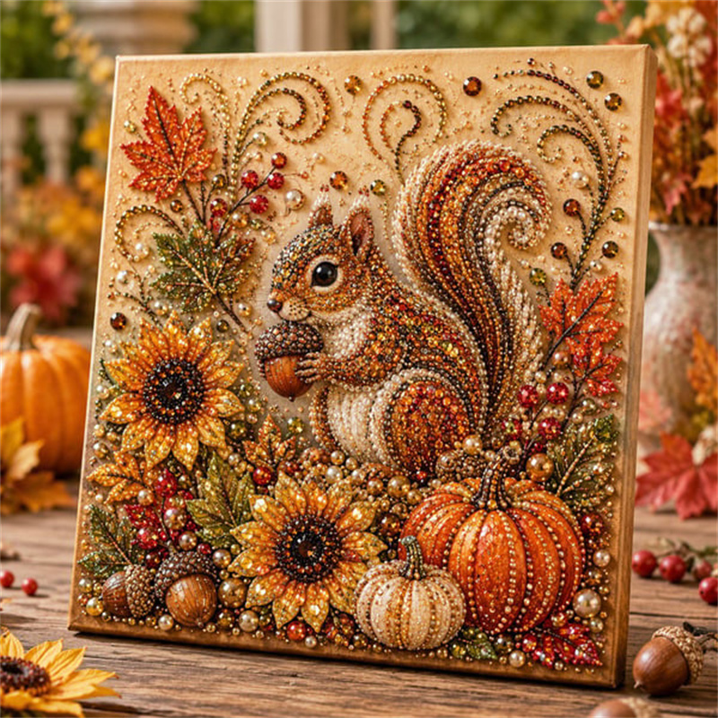 秋のダイヤモンドパールペイントキット、秋のパールアートキット - Art And Craft Autumn のレビューと価格