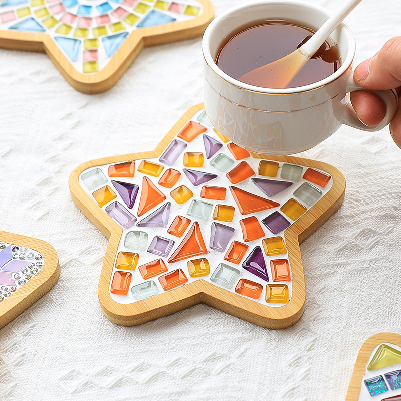 DIYセラミックモザイクタイルアートクラフト、ミックスカラー - Art Craft Cup のレビューと価格