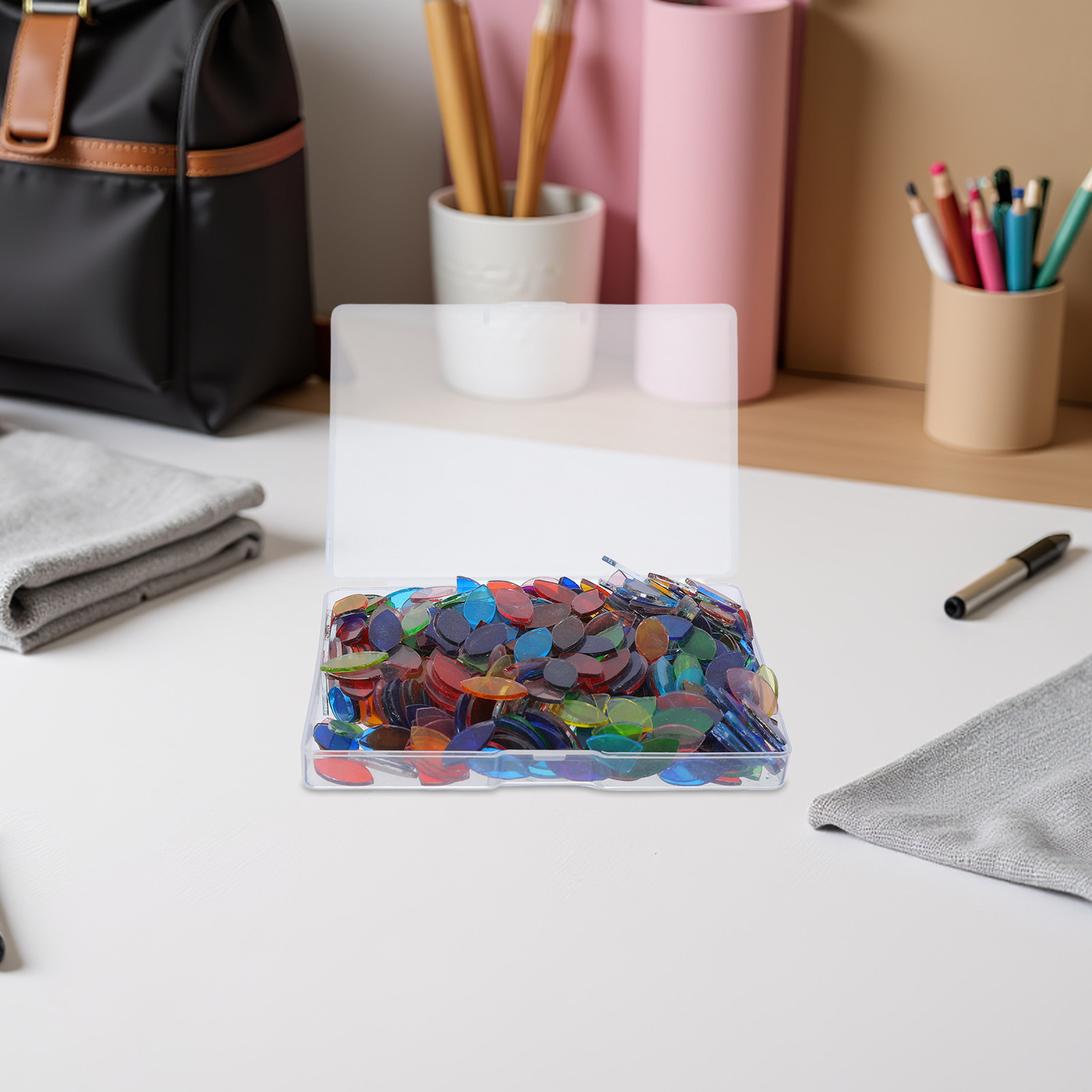 443 個のリーフガラスモザイクタイル DIY クラフト用フ - Art Craft Leaves のレビューと価格