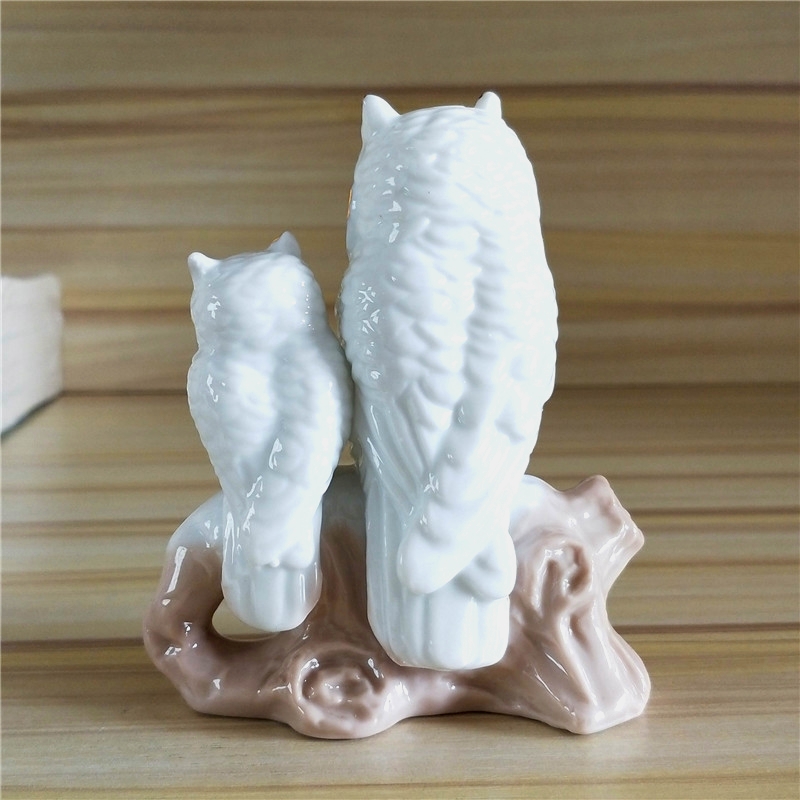 金彩磁器の母フクロウの置物、手作り陶器、子供用スノーオウルミ - Art And Craft For Mother'S Day のレビューと価格