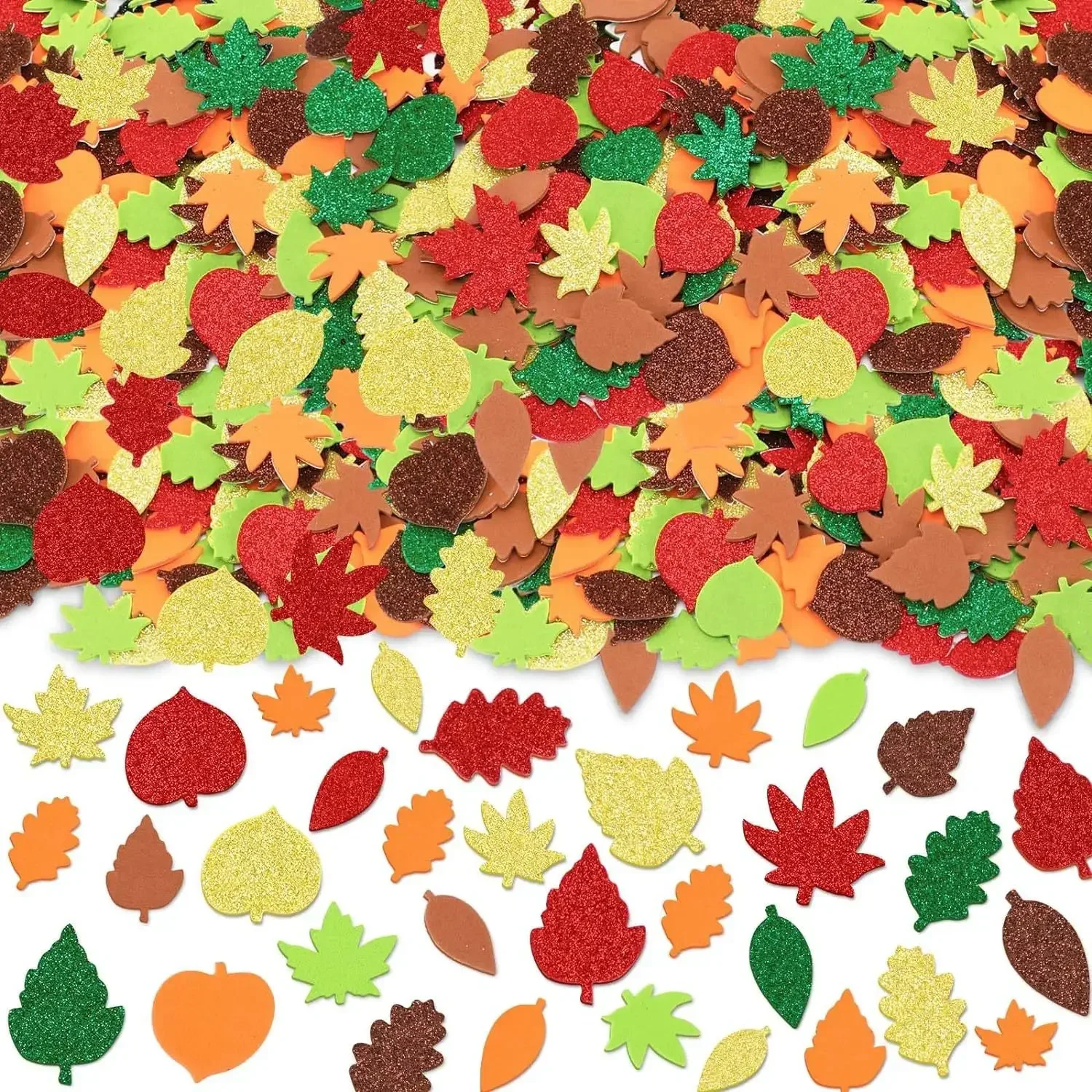 子供のための秋の葉の工芸品,感謝祭の装飾,DIYアートキット - Art Craft Leaves のレビューと価格