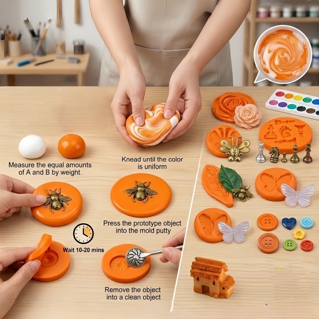 シリコンパテ DIY クラフトセット 柔軟で長持ちする樹脂ア - Art Craft Model のレビューと価格
