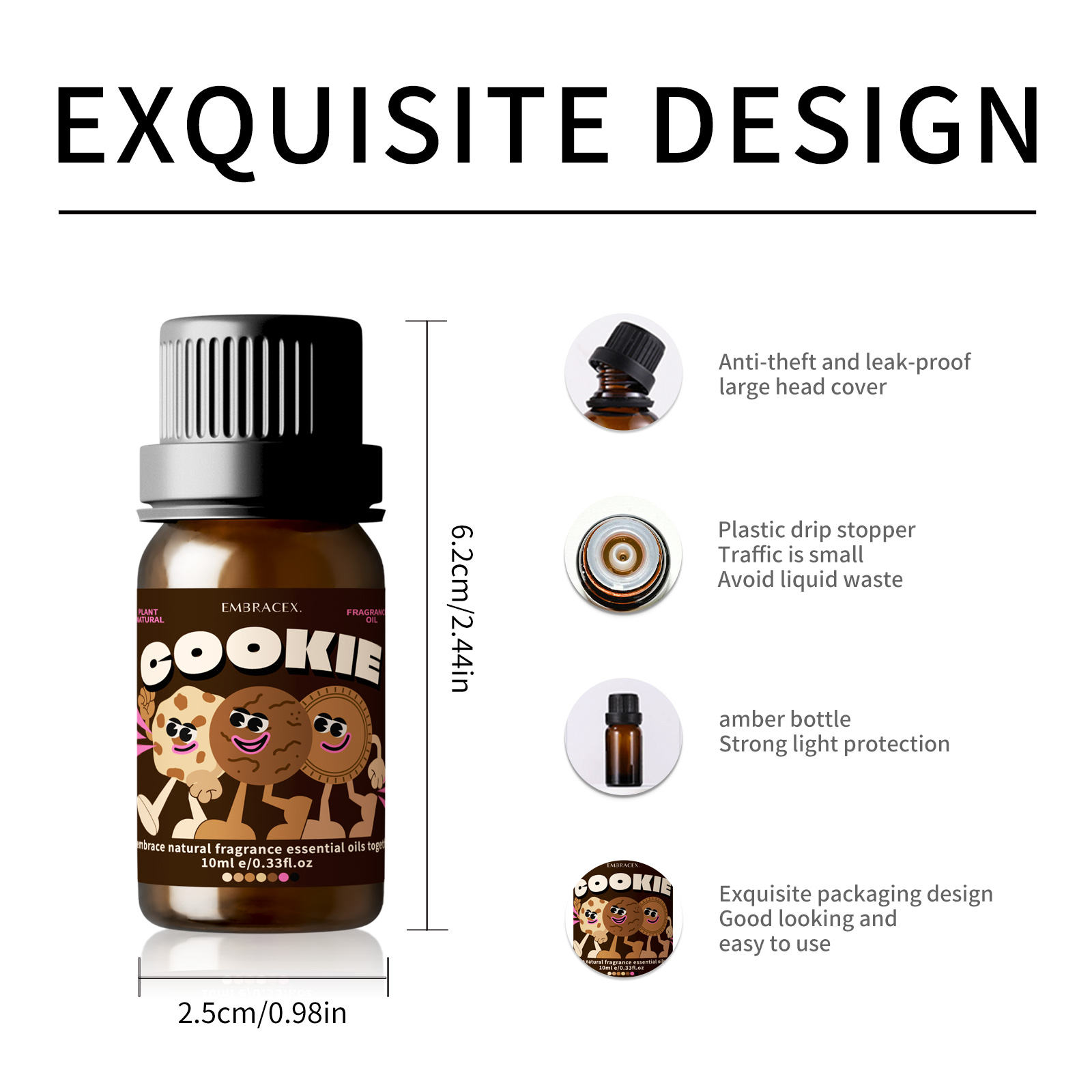 10ml クッキーの香り エッセンシャルオイル アロマセラピ - Art Craft Things のレビューと価格
