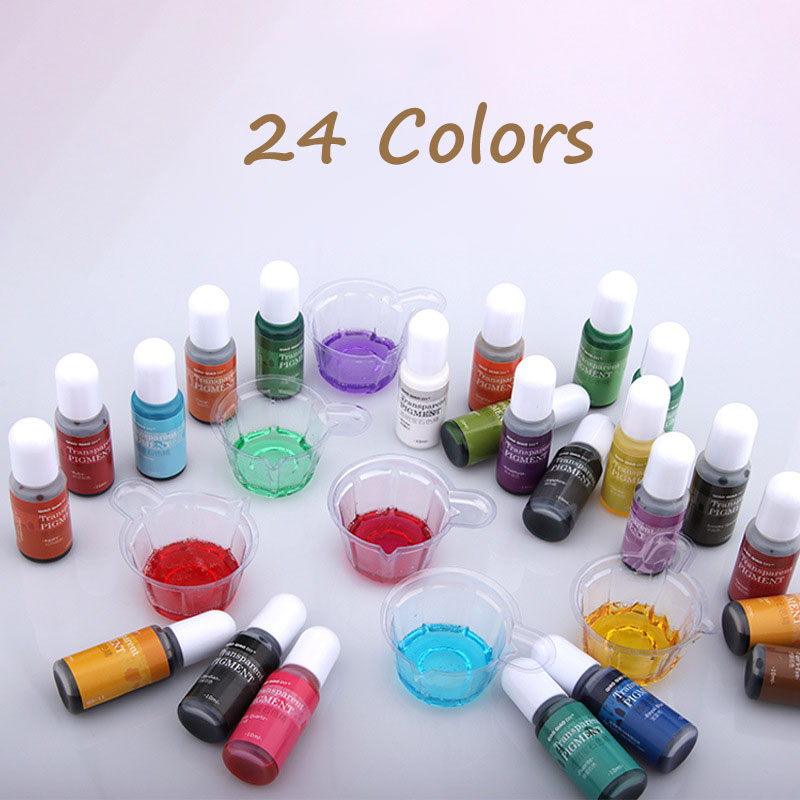 Jcd透明Gemエポキシ樹脂顔料、クリスタルUV、金型、DI - Alcohol Ink Set のレビューと価格