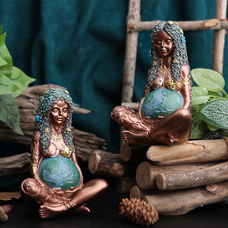 母の日の心の母の像、樹脂の工芸品、アートの女神の贈り物の装飾 - Art And Craft For Mother'S Day のレビューと価格