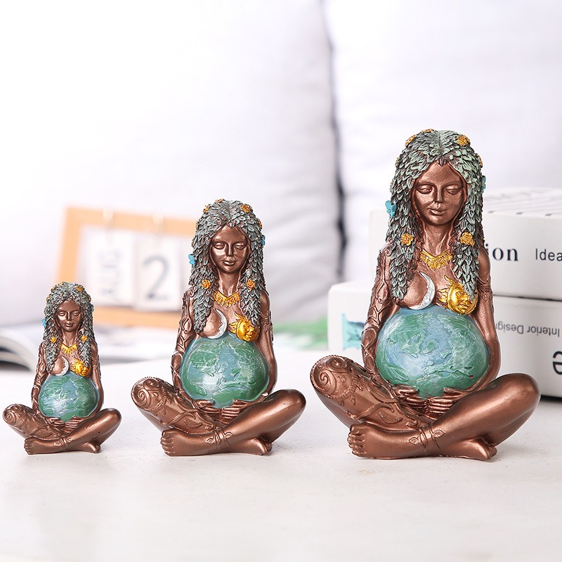 母の日の心の母の像、樹脂の工芸品、アートの女神の贈り物の装飾 - Art And Craft For Mother'S Day のレビューと価格