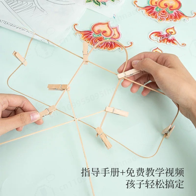 伝統的な中国の紙凧DIYクラフトパック、無形文化遺産手作りキ - Art Craft Kite のレビューと価格