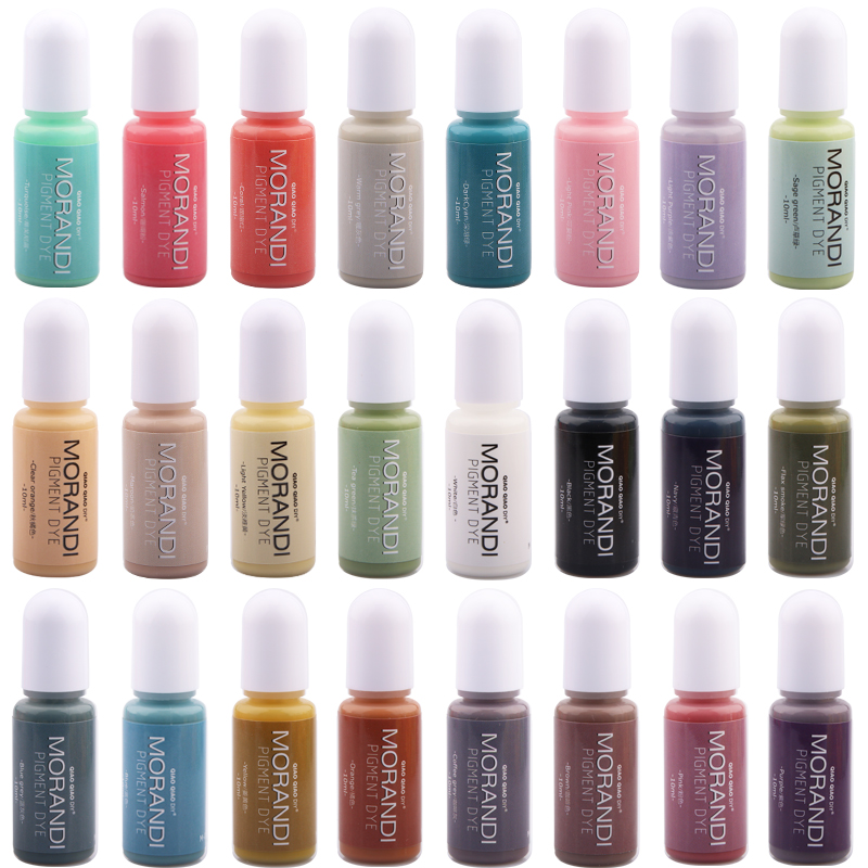 24色のモランディ顔料セット、不透明エポキシ樹脂着色剤、樹脂 - Alcohol Ink Set のレビューと価格