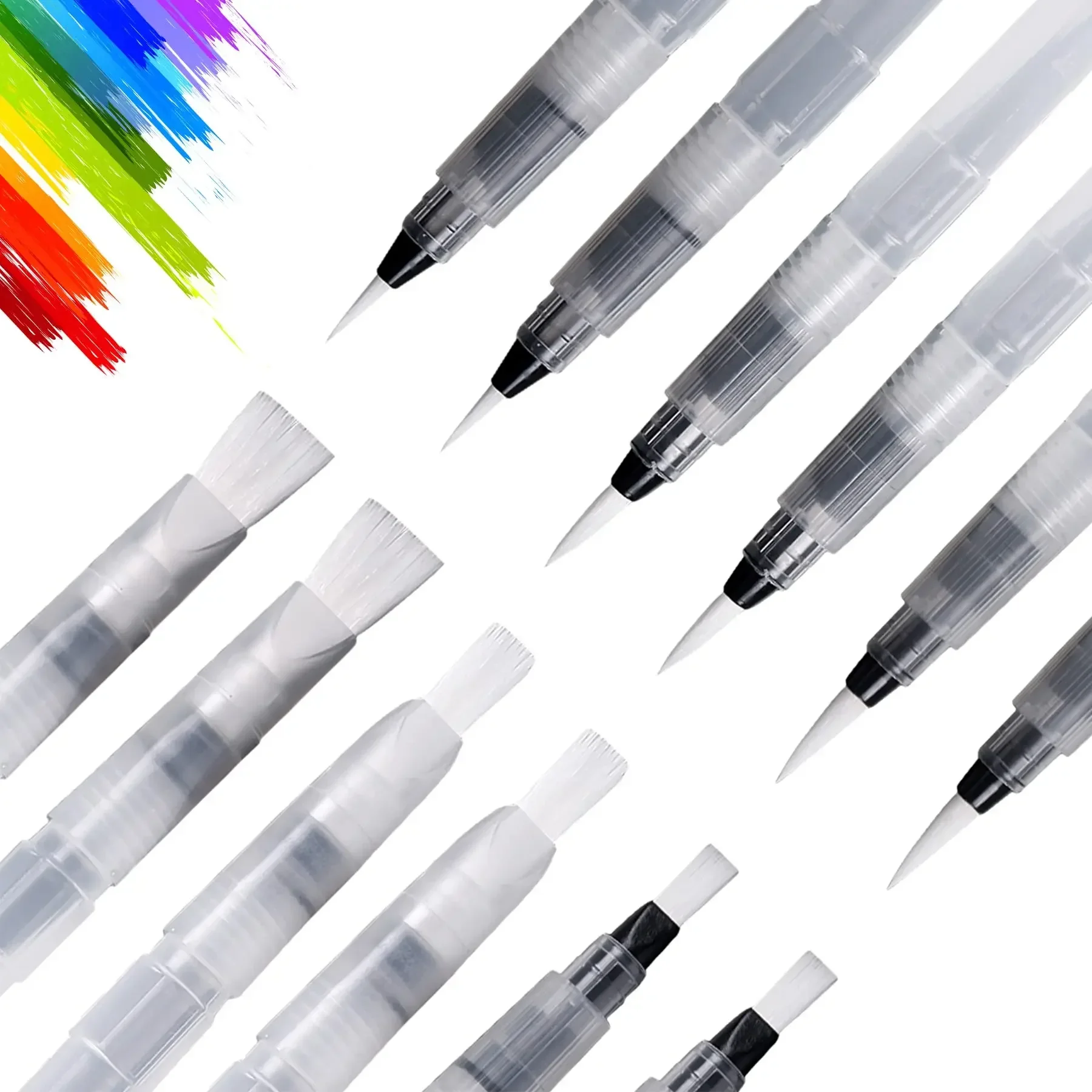 3/6 ピース水彩ブラシペンセット、水彩ペイントペンペイント - Illustration Marker Set のレビューと価格