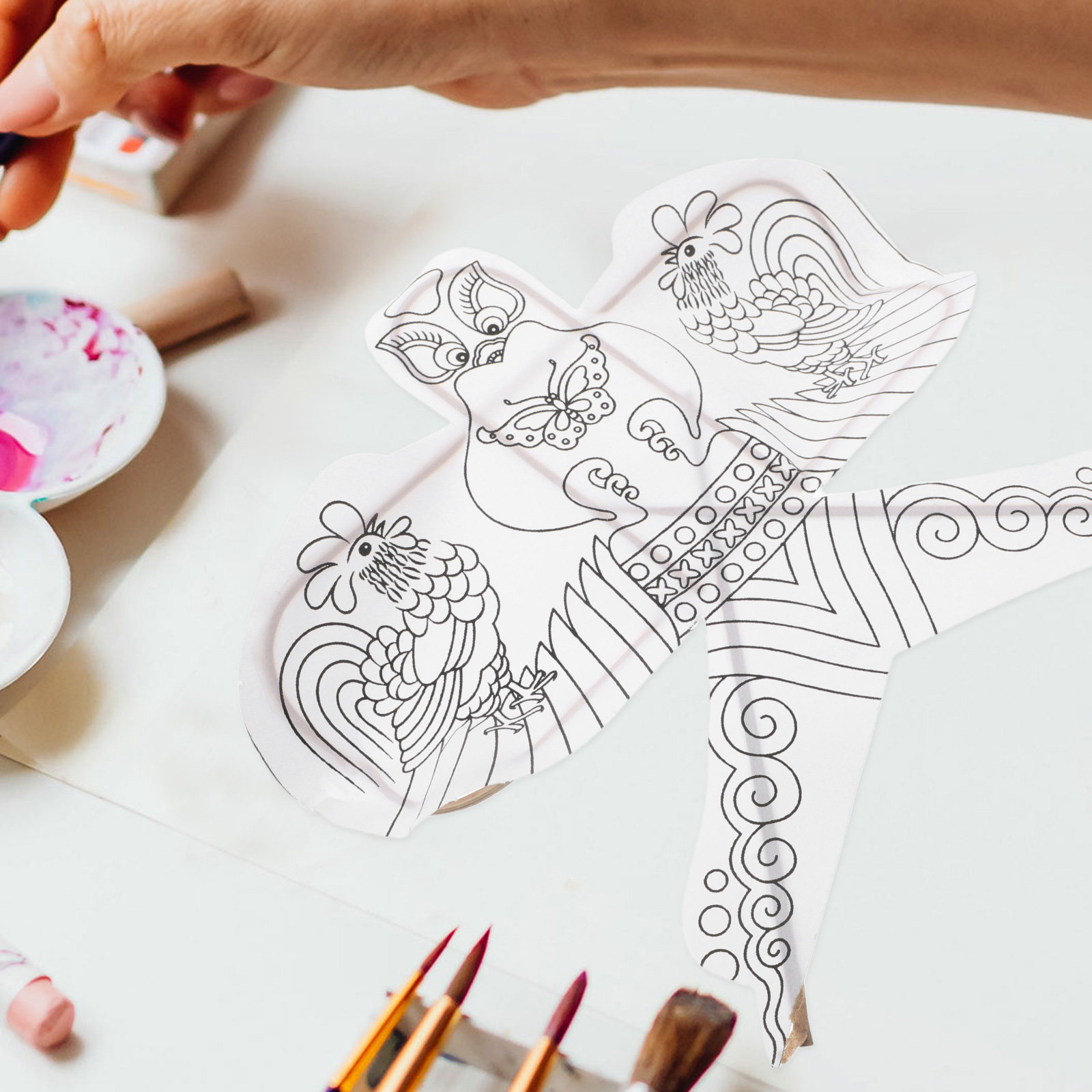 DIY凧作りキット 子供用 無地塗装装飾セット 屋外遊び パ - Art Craft Kite のレビューと価格