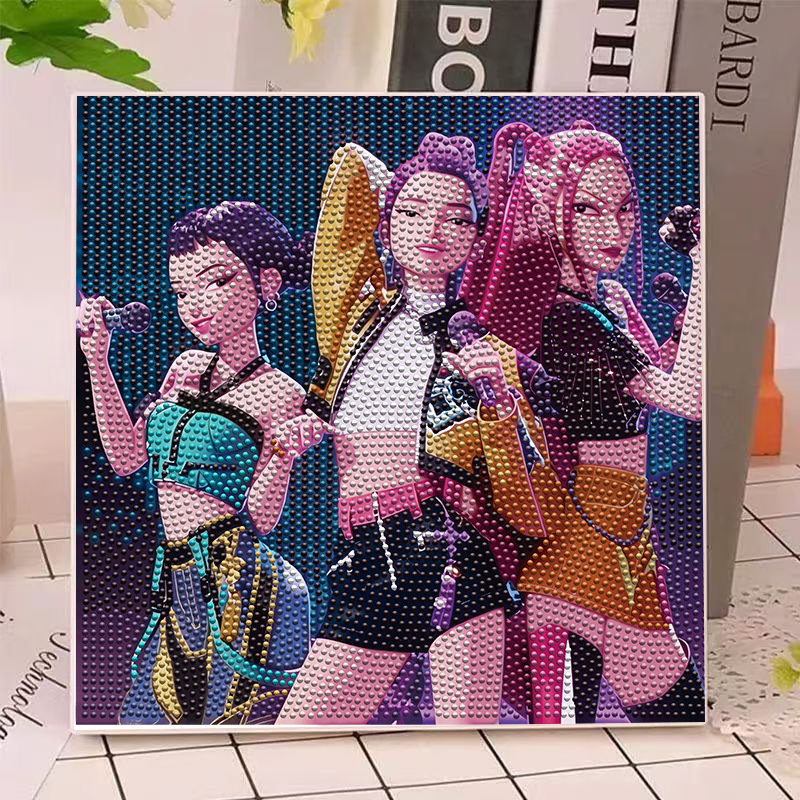 アニメハンターズ ガールズ ルミ ミラ ゾイ ダイヤモンドペ - Art Craft Gifts のレビューと価格