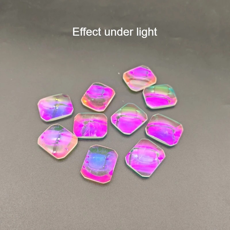 破損した光学ガラス不規則長方形アートプリズム – 光学科学実 - Art And Craft Science のレビューと価格