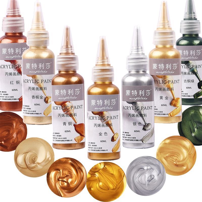 60 ミリリットル防水アクリルペイントメタリック顔料 DIY - Alcohol Ink Set のレビューと価格