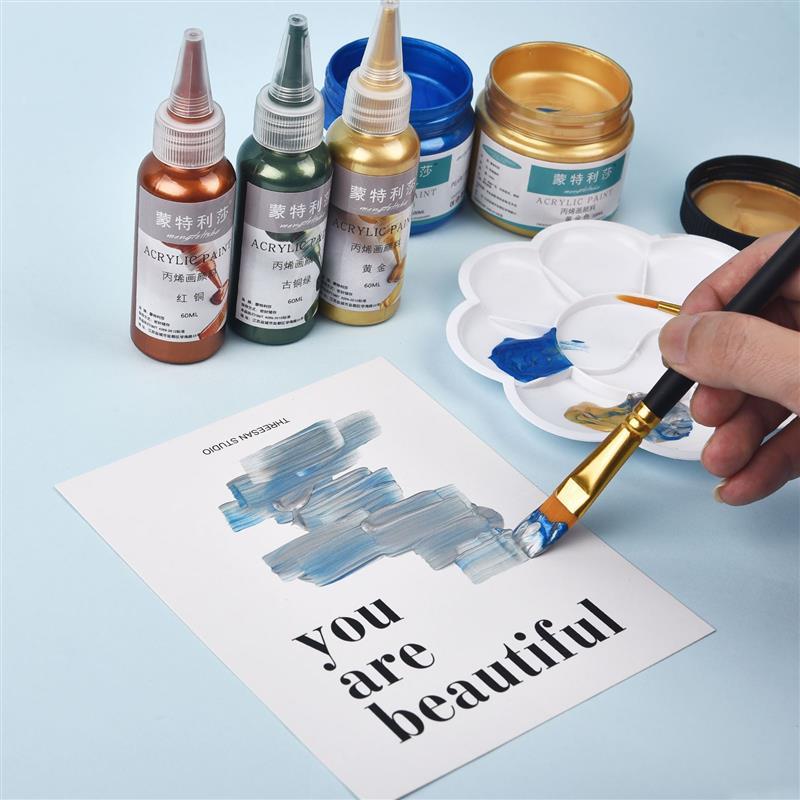 60 ミリリットル防水アクリルペイントメタリック顔料 DIY - Alcohol Ink Set のレビューと価格