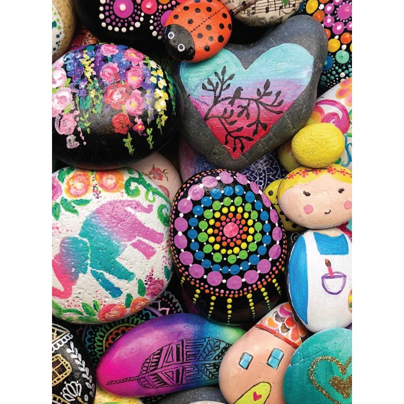 岩絵ハンドブック: 石を楽しく彩るアート DIYクラフト、初 - Art And Craft Science のレビューと価格