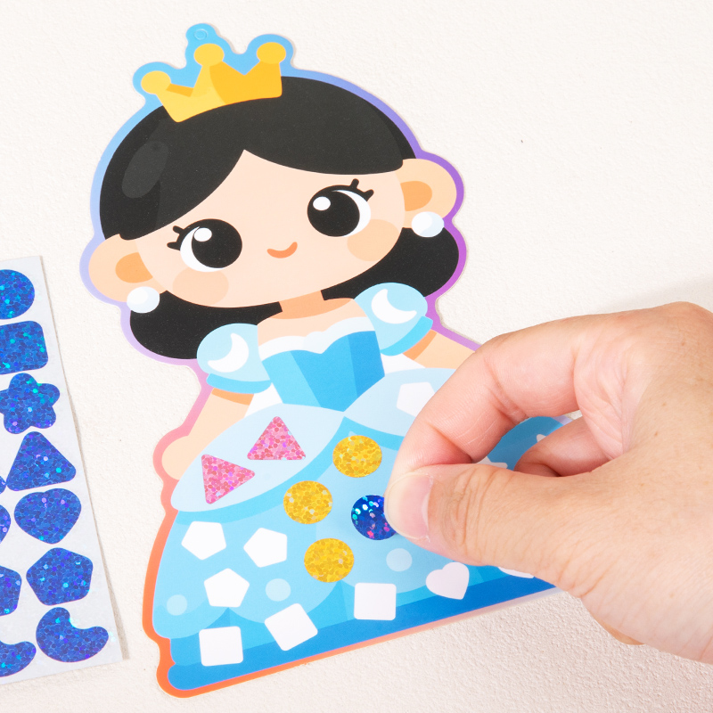 2-in-1 DIYモザイクステッカー＆塗り絵クラフトキット - Art Craft Dinosaurs のレビューと価格