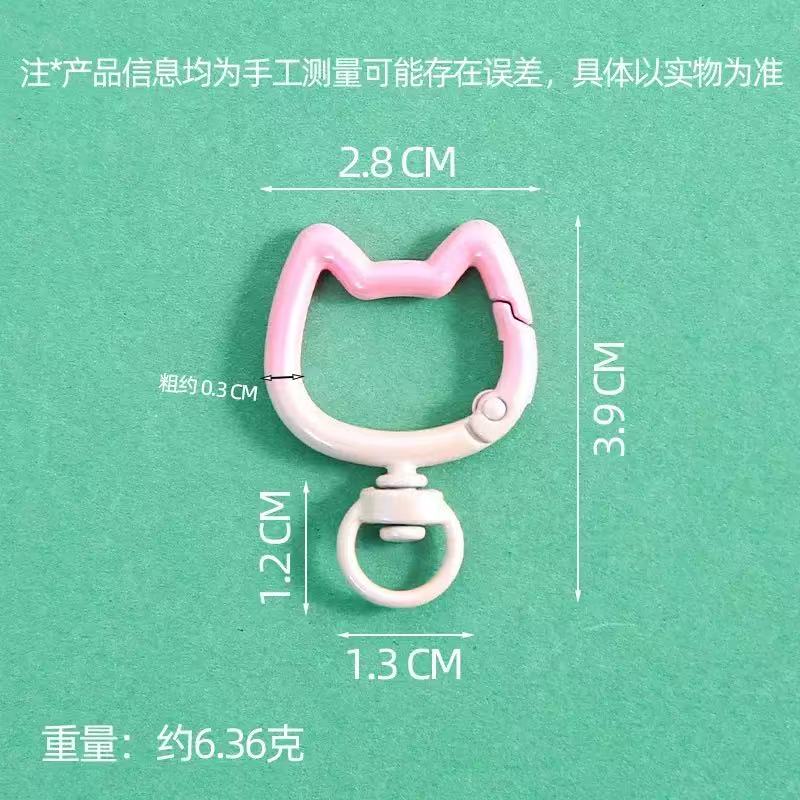 5-10 個グラデーションかわいい猫クラスプ開閉可能なコネク - Art Craft Gifts のレビューと価格